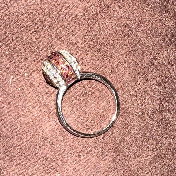 Sliver and Brown Ring - Picture 1 of 6